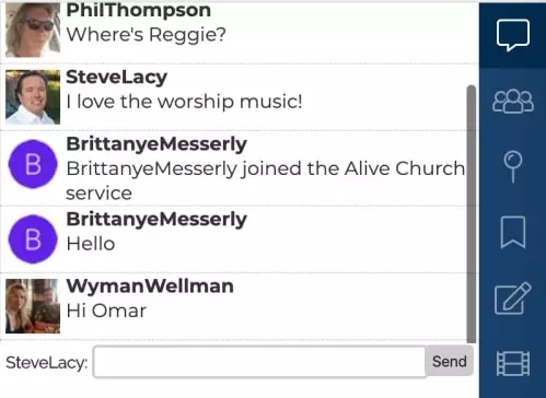Church Moderated Chat