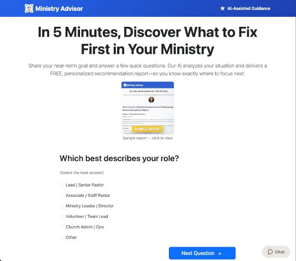 Ministry Advisor